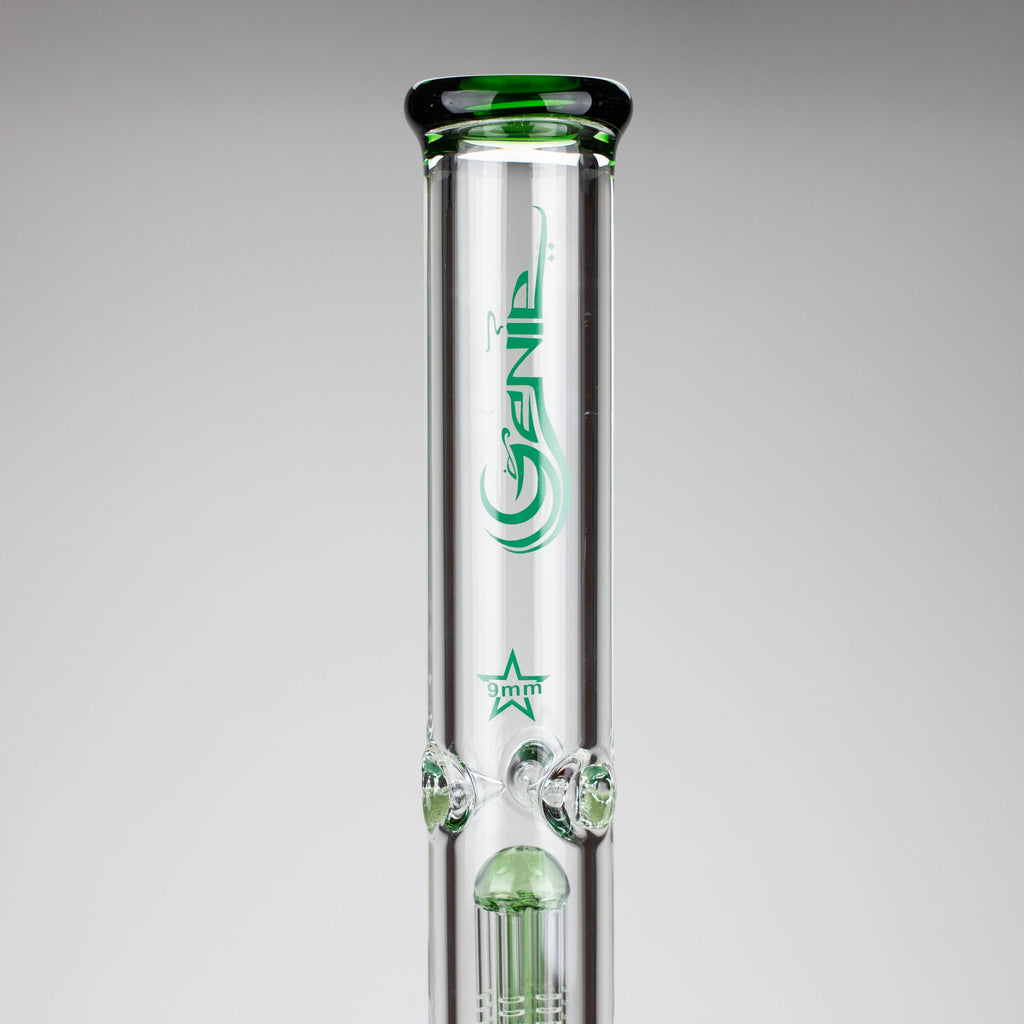 GENIE | 24" 9mm Triple Percolator Beaker Glass Bong [GB1907]