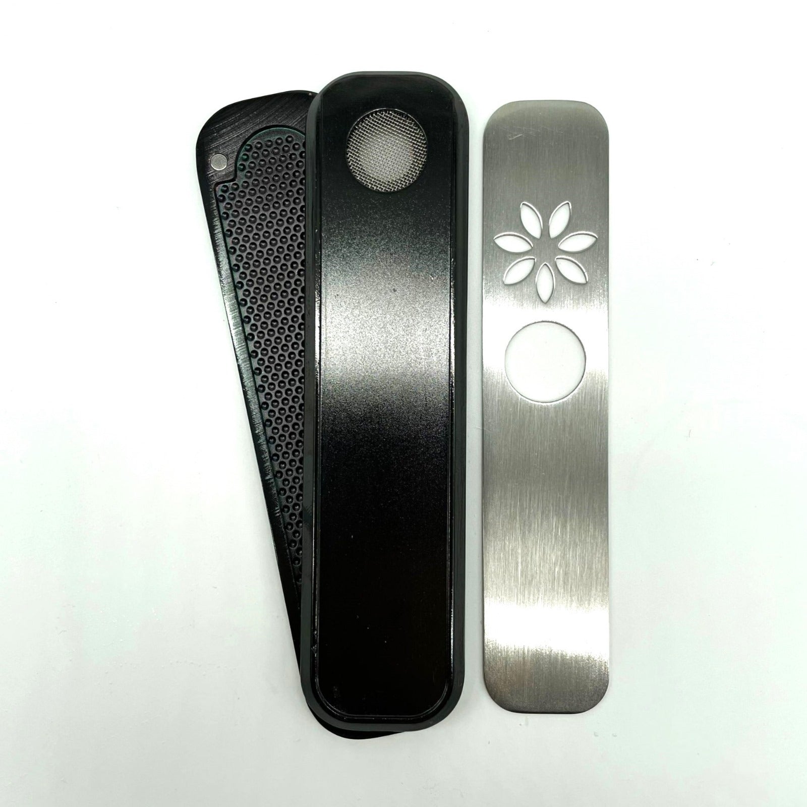 Classic Flat Metal Pipe For Dry Herb [PIP790]