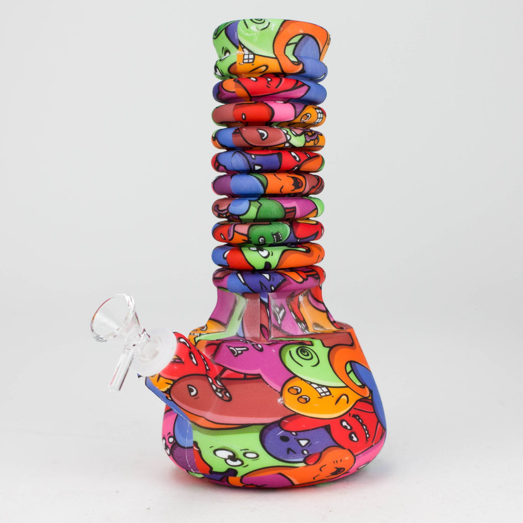 9"-15" extendable silicone water bong