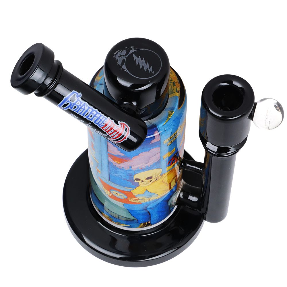 Grateful Dead x Pulsar Inside Print Water Pipe - 8.5" / Deadhead Dorm