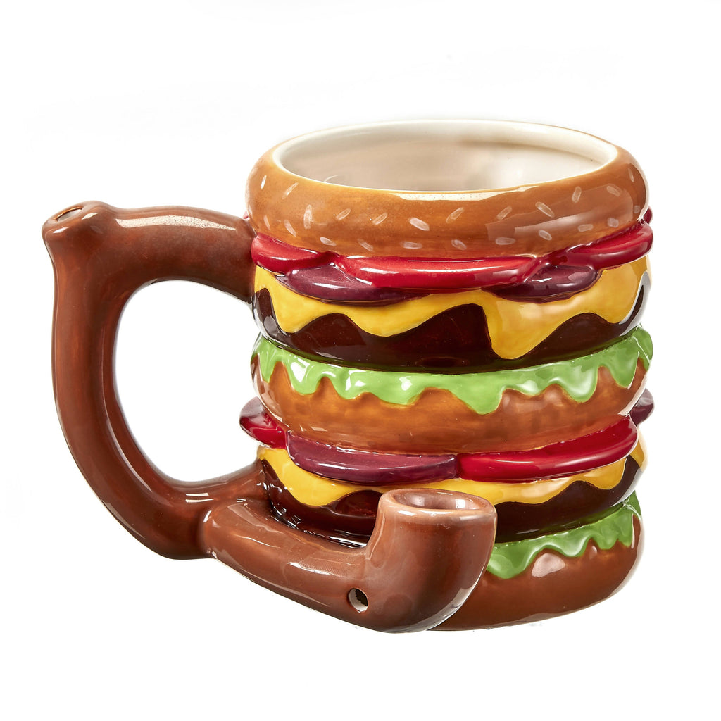 Cheeseburger pipe mug