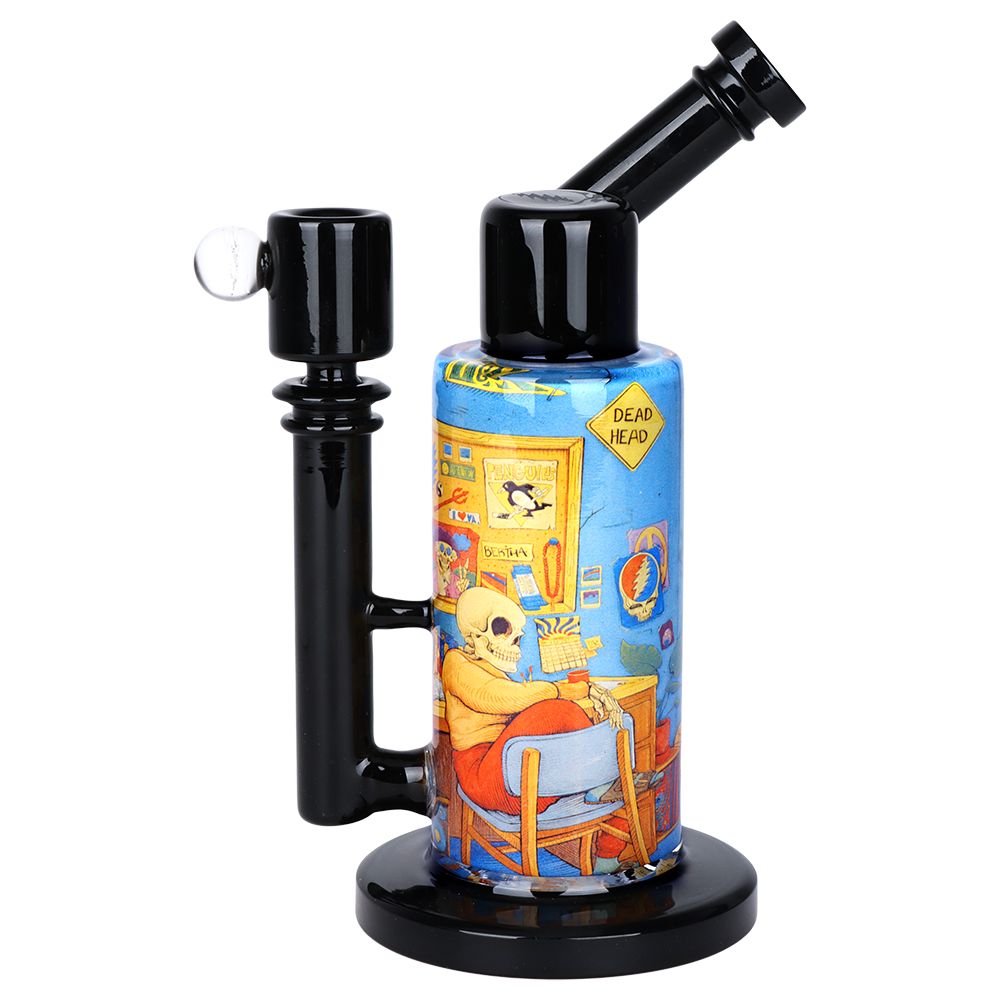 Grateful Dead x Pulsar Inside Print Water Pipe - 8.5" / Deadhead Dorm